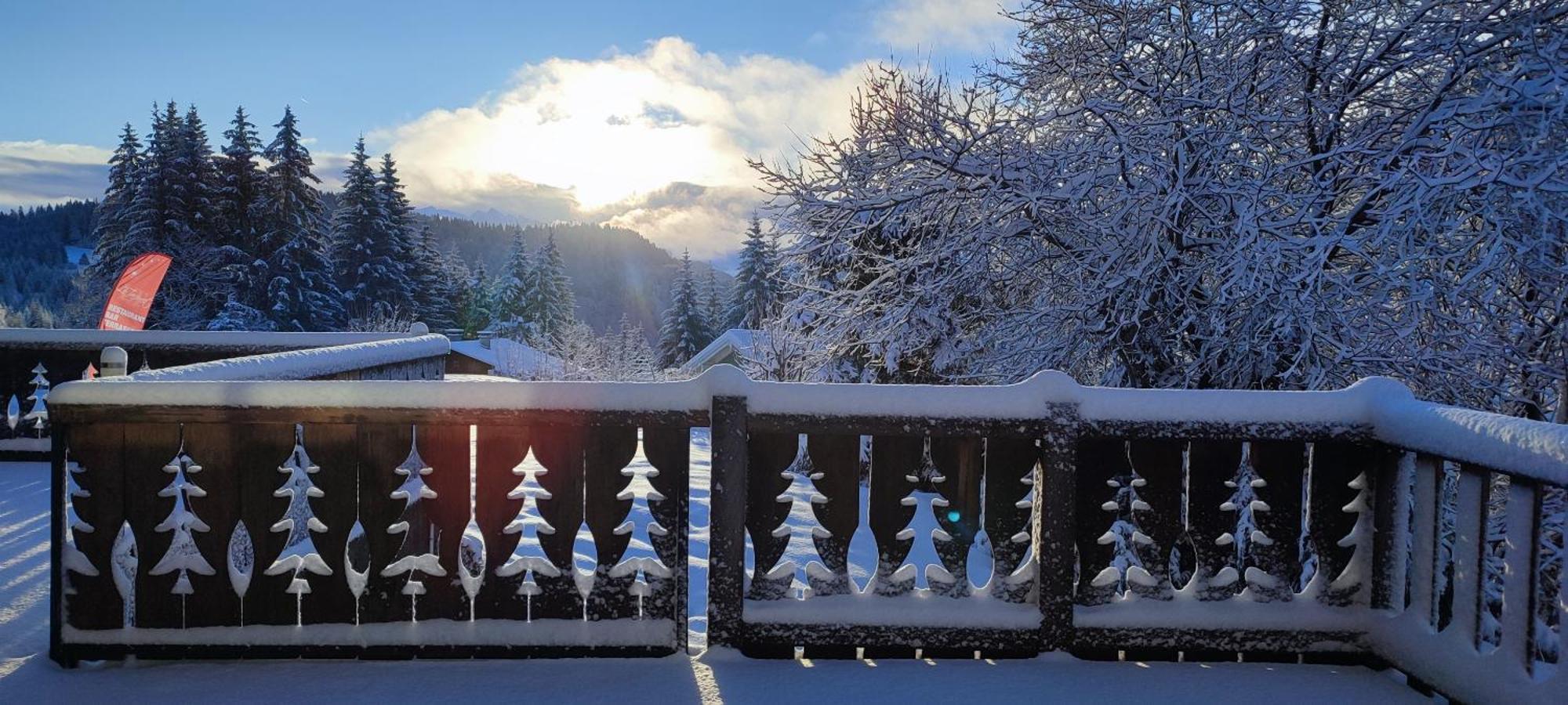 Le Taconet Hotel Le Praz de Lys Buitenkant foto